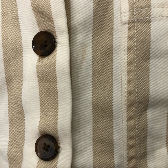 NWT Old Navy Tan Striped Skirt - Picture 4 of 6